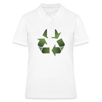 Recyclage - Polo Femme - blanc - Devant - Ailine (174cm)