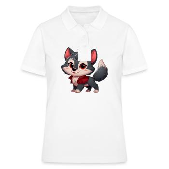 wolf 9 - Polo Femme - blanc - Devant - Ailine (174cm)