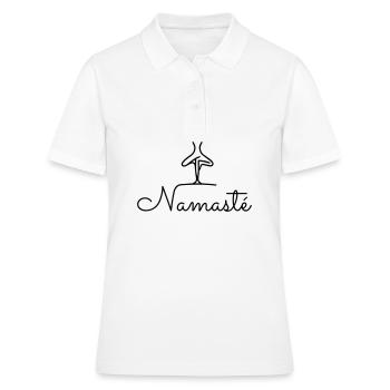Namasté - Polo Femme - blanc - Devant - Ailine (174cm)