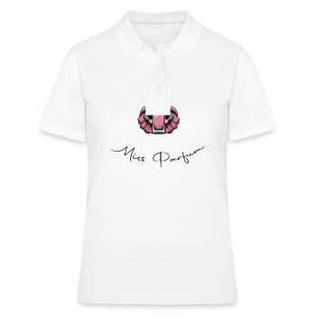 Miss Parfum - Superheldin - Frauen Polo Shirt - Weiß - Vorne - Ailine (174cm)