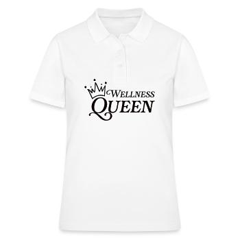 Wellness Queen - Frauen Polo Shirt - Weiß - Vorne - Ailine (174cm)