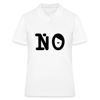 Wir gegen rechts - Frauen Polo Shirt - Weiß - Vorne - Ailine (174cm)