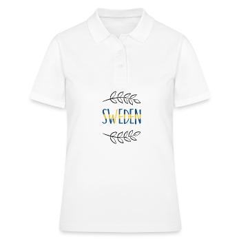 Suède cadeau d'origine suédoise - Polo Femme - blanc - Devant - Ailine (174cm)