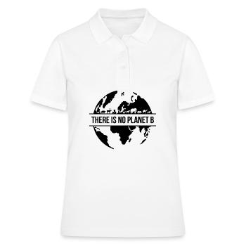 Nature Protection de l'environnement Cadeau Terre Mère - Polo Femme - blanc - Devant - Ailine (174cm)