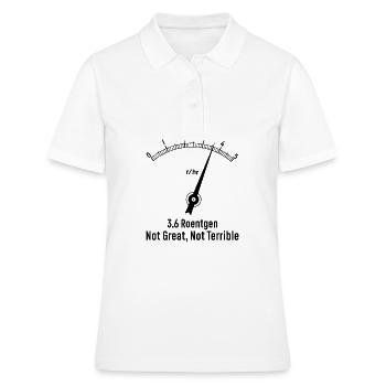 Tschernobyl Strahlung Atom Energie Geschenk - Frauen Polo Shirt - Weiß - Vorne - Ailine (174cm)
