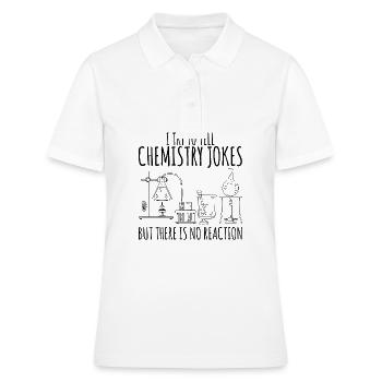 Chemistry laboratory flask saying gift - Women's Polo Shirt - white - Front - Ailine (174cm)