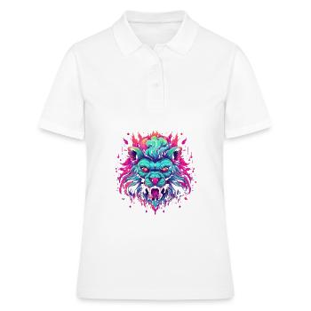 King Leon - Women's Polo Shirt - white - Front - Ailine (174cm)