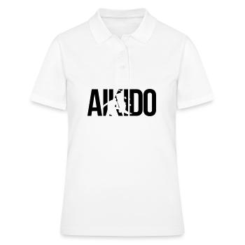 aikido - Polo Femme - blanc - Devant - Ailine (174cm)