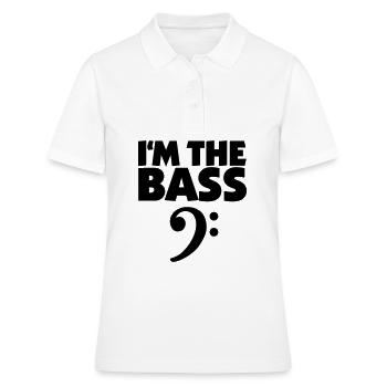 I'm the Bass Black (FR) - Polo Femme - blanc - Devant - Ailine (174cm)