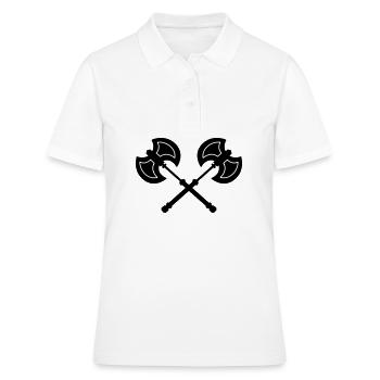 hache - Polo Femme - blanc - Devant - Ailine (174cm)