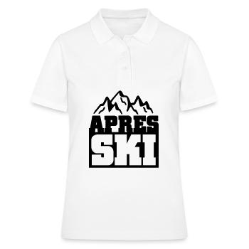 apres ski - Polo Femme - blanc - Devant - Ailine (174cm)