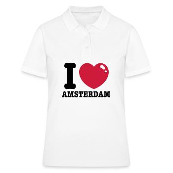 amsterdam - Polo Femme - blanc - Devant - Ailine (174cm)