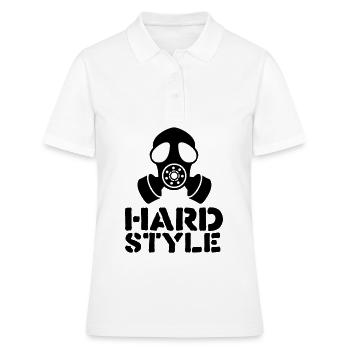 hardstyle - Polo Femme - blanc - Devant - Ailine (174cm)