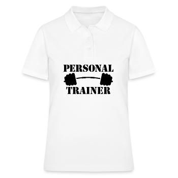 musculation - Polo Femme - blanc - Devant - Ailine (174cm)