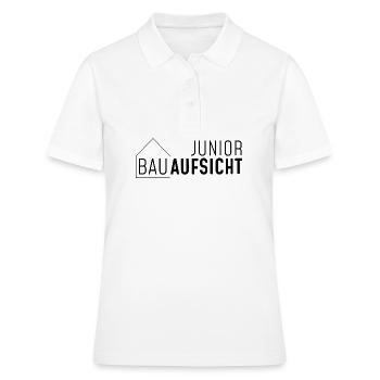 Junior Bauaufsicht mit Haus! - Frauen Polo Shirt - Weiß - Vorne - Ailine (174cm)