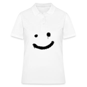Le sourire - Polo Femme - blanc - Devant - Ailine (174cm)