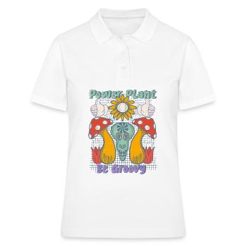 Une centrale électrique doit être cool - Polo Femme - blanc - Devant - Ailine (174cm)
