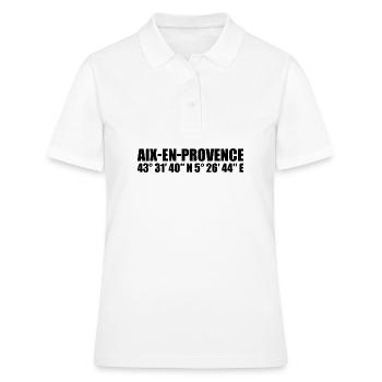 Aix-en-Provence coordinates - Women's Polo Shirt - white - Front - Ailine (174cm)