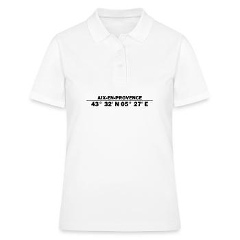 Aix-en-Provence coordinates - Women's Polo Shirt - white - Front - Ailine (174cm)