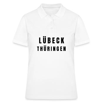 Lübeck, Thuringe - Polo Femme - blanc - Devant - Ailine (174cm)