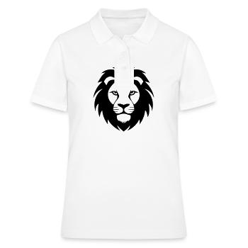 Tête de lion - Polo Femme - blanc - Devant - Ailine (174cm)