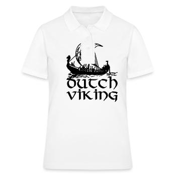 MULTI COLOR VECTOR - DUTCH VIKING - Women's Polo Shirt - white - Front - Ailine (174cm)