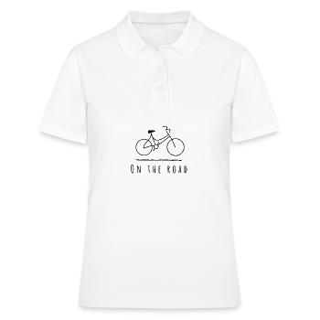 sur la route - Polo Femme - blanc - Devant - Ailine (174cm)