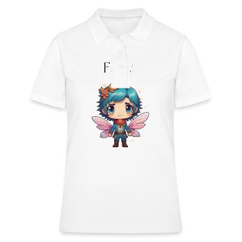 Fee - Frauen Polo Shirt - Weiß - Vorne - Ailine (174cm)