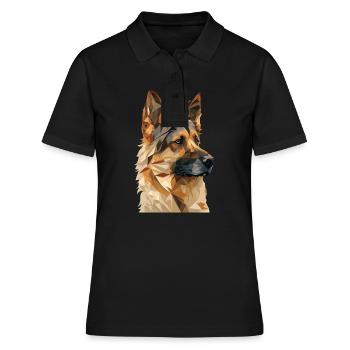 CHIEN DE BERGER - Polo Femme - noir - Devant - Ailine (174cm)