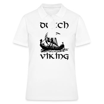 MULTI COLOR VECTOR - DUTCH VIKING - Women's Polo Shirt - white - Front - Ailine (174cm)