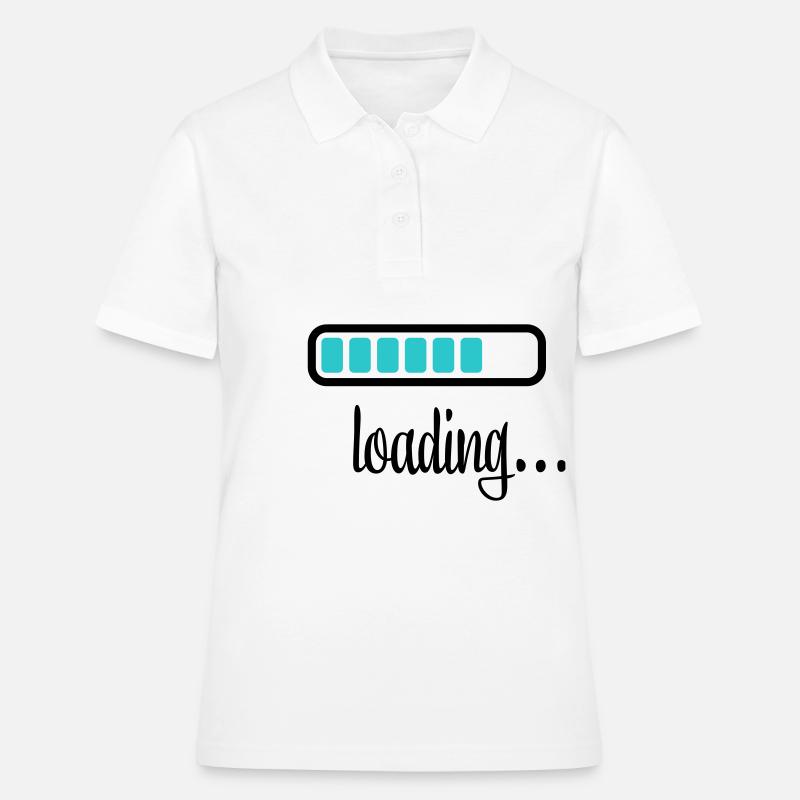 Battery Battery loading - Women's Polo Shirt - white