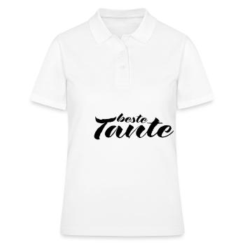 tante 2023 2f 16 - Frauen Polo Shirt - Weiß - Vorne - Ailine (174cm)