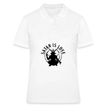 Satanisme - Polo Femme - blanc - Devant - Ailine (174cm)