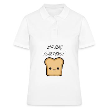 toast - Frauen Polo Shirt - Weiß - Vorne - Ailine (174cm)