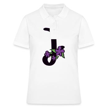 J as in youthful - Women's Polo Shirt - white - Front - Ailine (174cm)