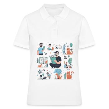 Journey by Train: Scenic Travel - Women's Polo Shirt - white - Front - Ailine (174cm)