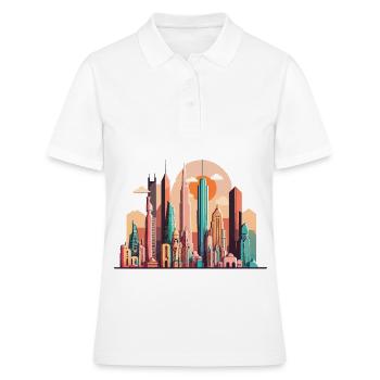 The Urban Adventurer - Women's Polo Shirt - white - Front - Ailine (174cm)