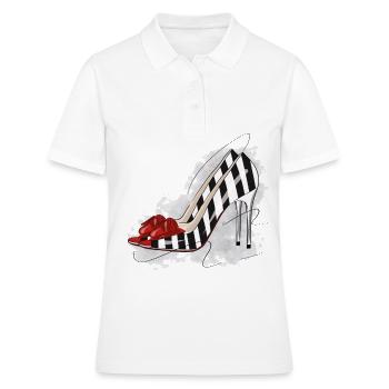 Talons hauts sexy - Polo Femme - blanc - Devant - Ailine (174cm)