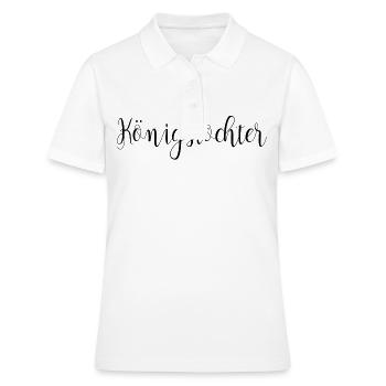 Königstochter Christliches Jesus T-Shirt Frauen - Frauen Polo Shirt - Weiß - Vorne - Ailine (174cm)