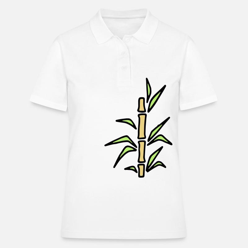 Bamboo bamboo bamboo cane - Women's Polo Shirt - white