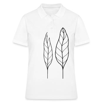 Leaf - Women's Polo Shirt - white - Front - Ailine (174cm)