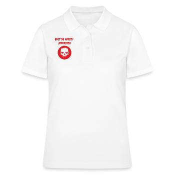 Angst? JAPANISCH - Frauen Polo Shirt - Weiß - Vorne - Ailine (174cm)