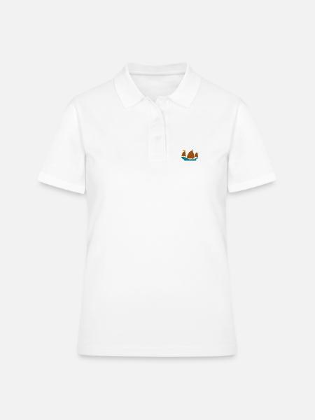 Voilier - Polo Femme - blanc