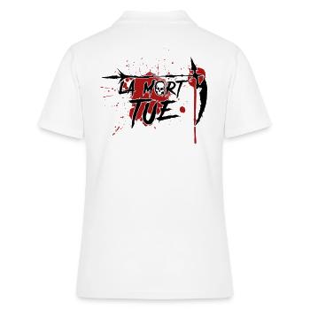 La mort tue - Polo Femme - blanc - Dos - Ailine (174cm)