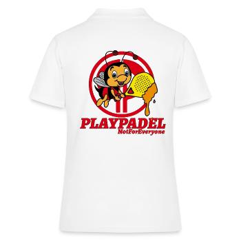 Exclusif Ape Padel - Polo Femme - blanc - Dos - Ailine (174cm)