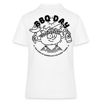 BB DAY - Polo Femme - blanc - Dos - Ailine (174cm)