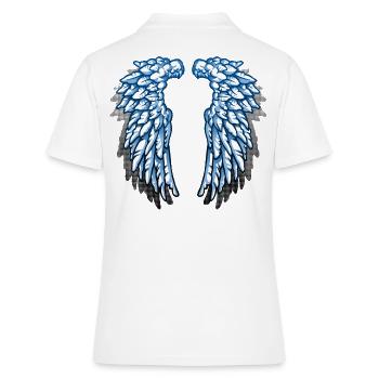 Je suis un ange - Polo Femme - blanc - Dos - Ailine (174cm)