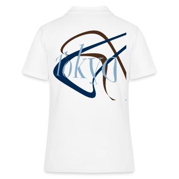 Tokyo - Polo Femme - blanc - Dos - Ailine (174cm)