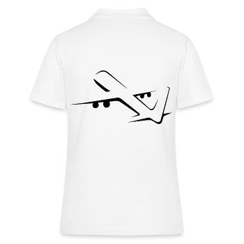 Avion - Polo Femme - blanc - Dos - Ailine (174cm)