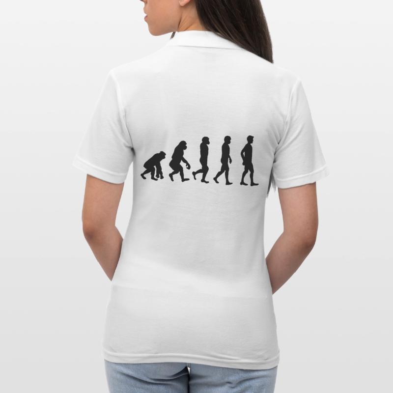 Evolution | Darwinisme | Théorie de l'évolution | Singe Polo Femme